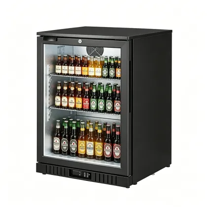 Single door back bar refrigerator
