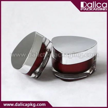 Latest innovative acrylic cream jar for facial cream