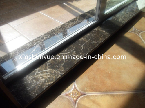 Marron Emperador Dark Marble Tiles for Flooring and Countertop