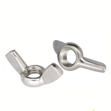 High-Quality Butterfly Thumb Nuts: 8mm Stainless Steel Wing Nuts with Zinc Plating and Galvanization