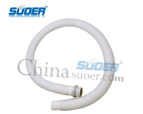 Ivory-white Color Corrugated Drain Pipe for Washing Machine