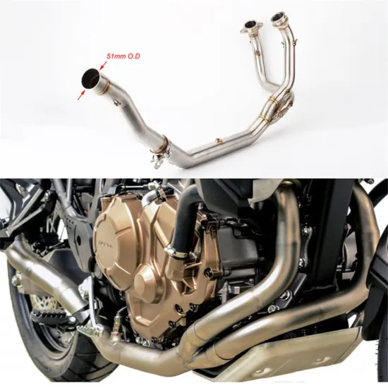 Motorcycle modified CRF1000L exhaust pipe 2016-2019 CRF1000L front section