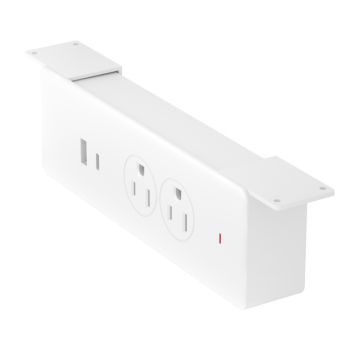 amazon under table mounted power strip