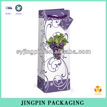 customize rigid art paper wine packaging box