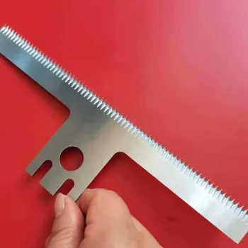 FDL-Serrated Blade for Food Industry, Carbon Steel Tooth Blade/Knife for Packaging Machines