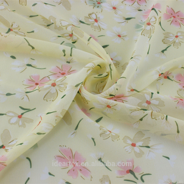 china wholesale hand painted printing on chiffon fabrics