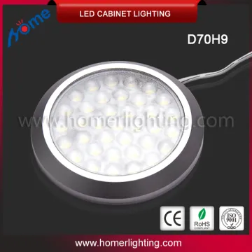 Aluminum profile ultra-thin led puck light 9.5-30VDC
