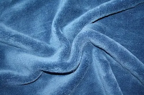 Solid flannel wool fabric