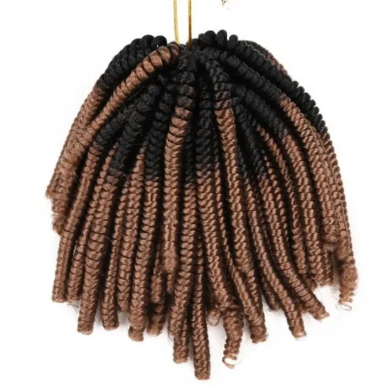 Hot Cheap Wholesale Spring Twist Ombre Crochet Braid Hair Synthetic Hair