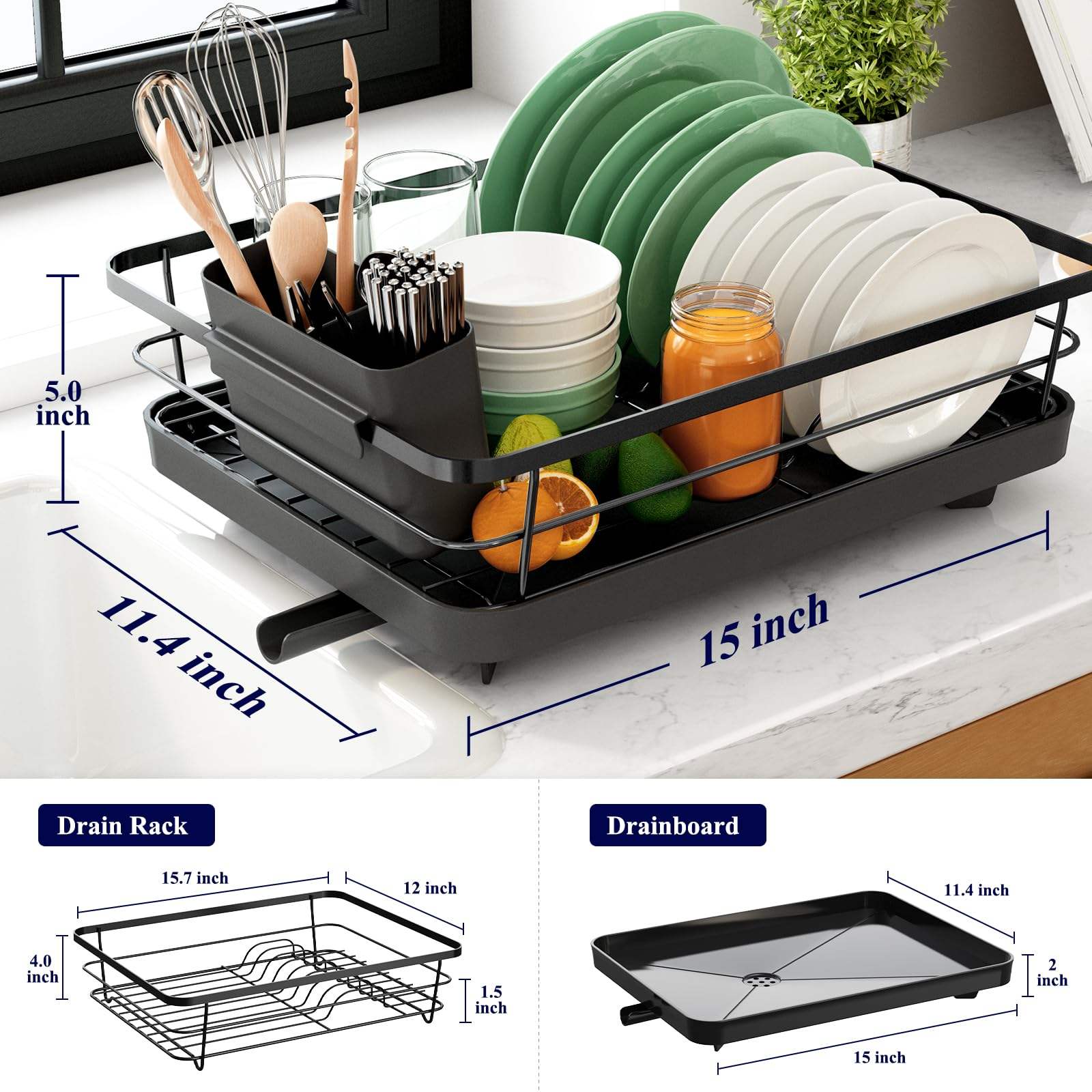 Metal Dish Drying Rack
