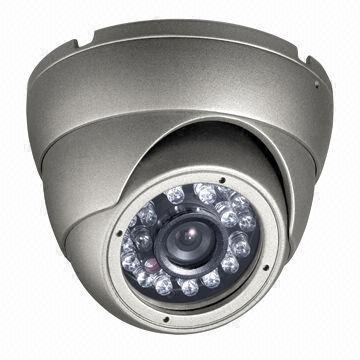 Dome Camera with Weather-proof, 1/3-inch Sony, 550/600/700TVL Resolution, 35m Night Vision