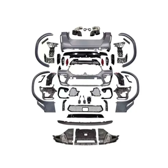 BMW G06 Front Lip and Side Skirt Bodykit - X6M Style Bumper Conversion