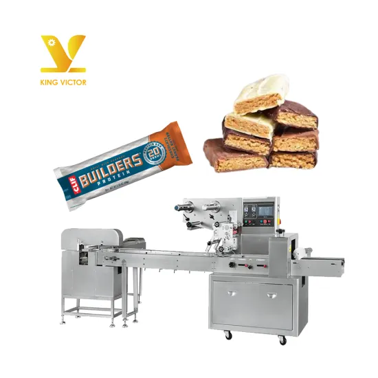 Automatic Packaging Machine for Chocolate and Protein Bars