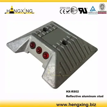 RS01C 43 plastic beads reflective aluminum cat eyes