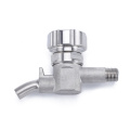 Válvula de amostragem Npt1/4 "com conexão rosqueada