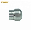 High pressure stainless steel rotary sewer jetter nozzle