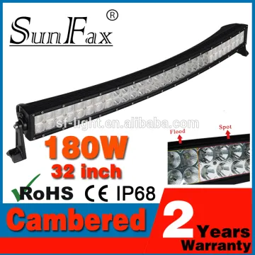 SUNFAX Curved LED Light Bars 32 Inch C REE 180 Watt,Auto LED Light Arch Bent for Truck,Off Road, 4x4,Tractor,Marine