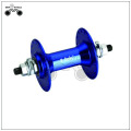 Blue racing bicycle disc brake hub motor