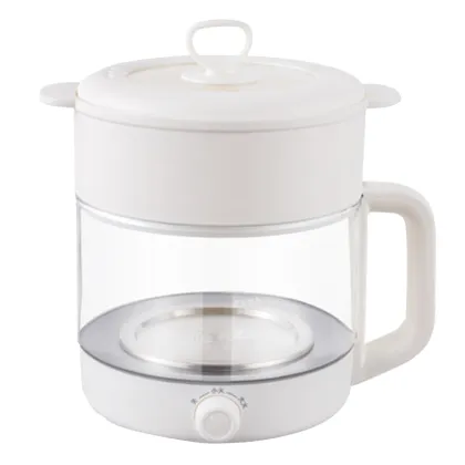600W 1.2L Mini Electric Steamer Pot - Multifunctional Compact Steaming Solution