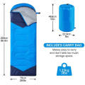 3 Season Outdoor Cotton Sleeping Bag Ultralight Compact