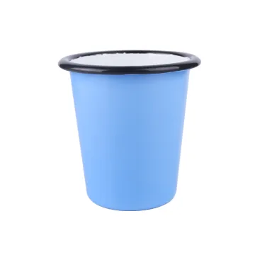 10oz Eco Durable Reusable Coffee Mug Double Ceramic Cup Glaze Coated Metal Cup