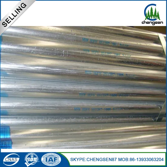 3/4 Inch GI Galvanized Steel Round Pipe