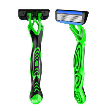 High-Quality 6-Blade Disposable Razors for Men's Shaving