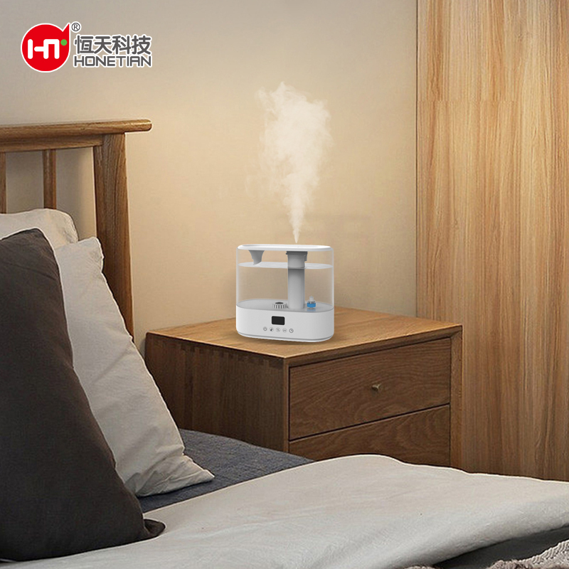 HONETIAN uv sterilization humidity setting sleep mode 8 timer remote control 4.0L capacity custom colors top fill humidifier
