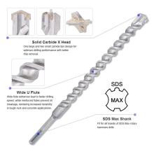 Brocas para roca SDS Max con punta de carburo