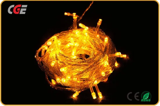 Yellow LED Fairy Light for Christmas Decoration LED String Lights