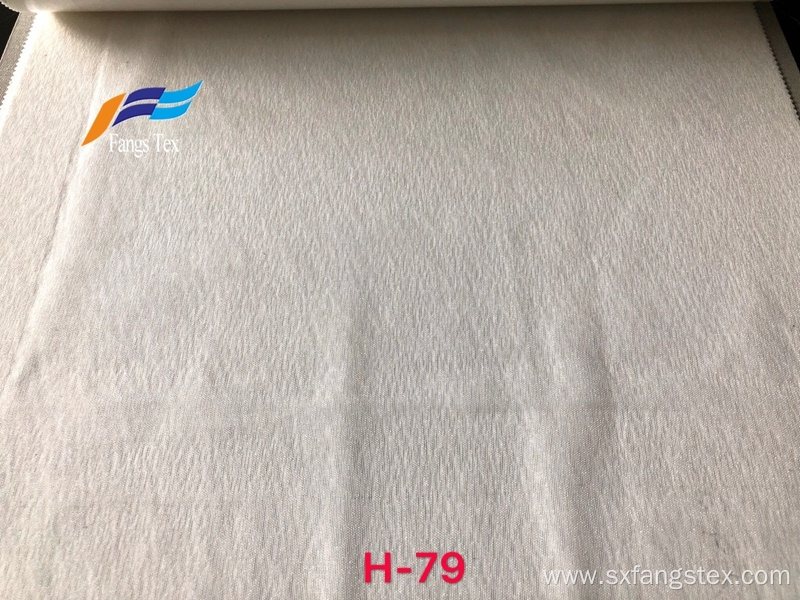 Translucent Thick Plain Linen Voile Window Curtain Fabric