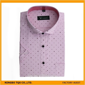Hot Selling 2015 Nuevos diseños delgados Camisa de verano para hombres
