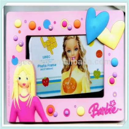 2015 home decor 3d picture pvc rubber funny photo frames