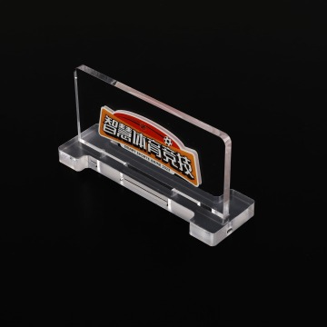 Custom Acrylic Card Table Decoration Stereo Card