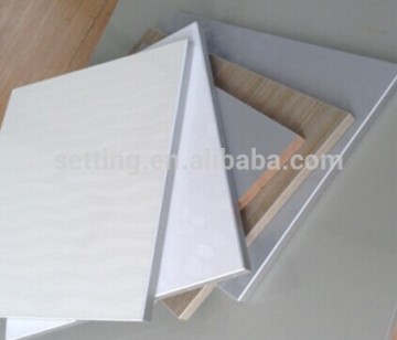 PET film laminated mdf panel for kitchen cabinet