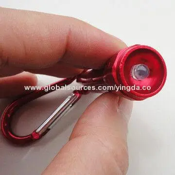 Mini LED Keychain Bright Flashlight with Carabiner Manufacturer Wholesale (Yingda)