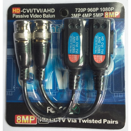 8MP CCTV Coax Video Balun Persoseiver RJ45 VB501PH