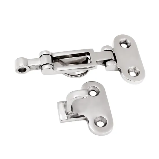 Lockable Hasp Clamp - 316 Stainless Steel Anti-RattleLatch for Yanyu Boat