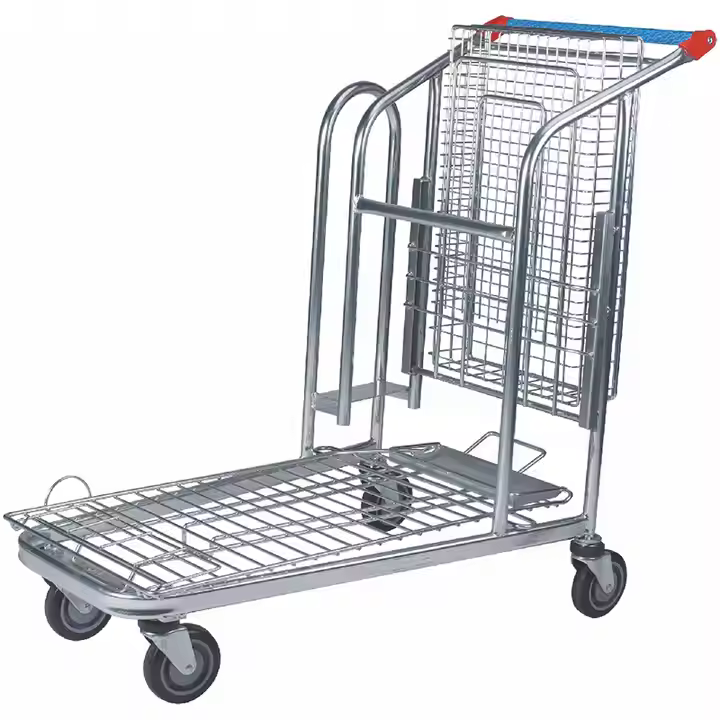 Movable Not Rust Durable Frame Warehouse Trolley