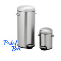 30L Dustbin Stainless Steel with Pedal Waste Container