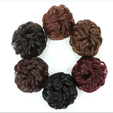 Messy Bun Scrunchy Hair Bun Hair Synthetic Women Chignon Elastic Hair Band Hairpieces For Women Updo Donut Chignon