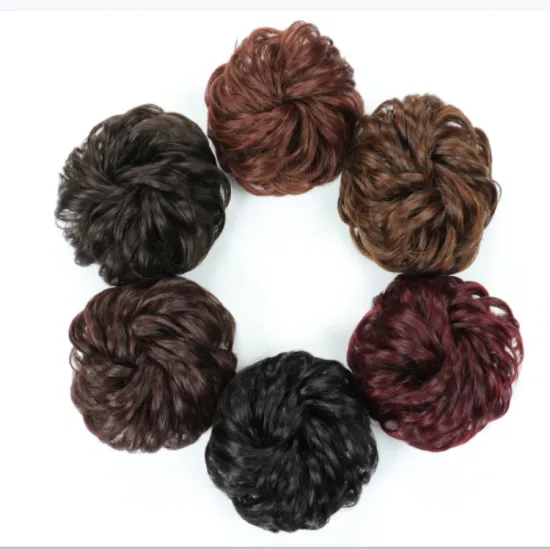 Messy Bun Scrunchy Hair Bun Hair Synthetic Women Chignon Elastic Hair Band Hairpieces For Women Updo Donut Chignon