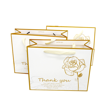 YURUI Custom Logo Embossing for Luxury Wedding & Birthday Gift Bags