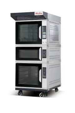 Commercial Multi-Function Combination Oven Include Convection and Deck Oven for Bakery and Coffee Shop