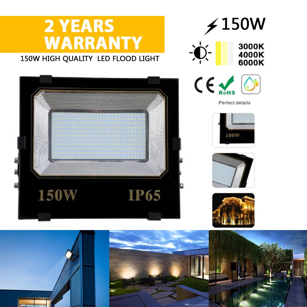 Holofote de jardim 150W para iluminação externa