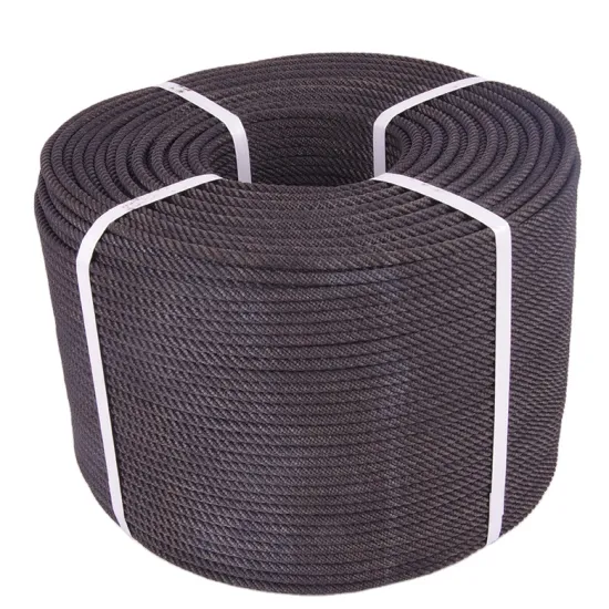 Heavy Tarred Kuralon Sinking Rope Main Line with Swivel for Longline Fishing