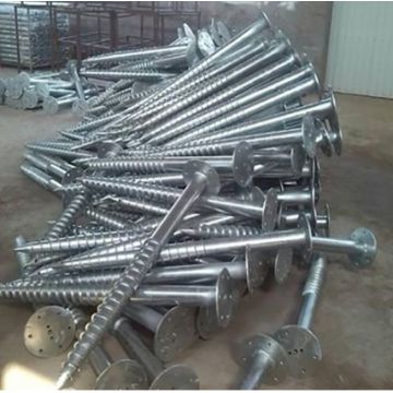 Galvanized Steel Ground Screw Pile For Foundation