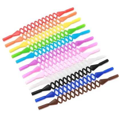 Wholesale Personalized Glasses Anti-Slip Adjustable Silicone Eyewear Chain