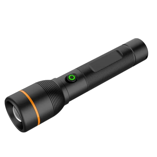 RTS Portable Zoom Flashlight: 5-Mode, Type-C USB Rechargeable, High Lumen, Powerful LED Flashlights & Torches