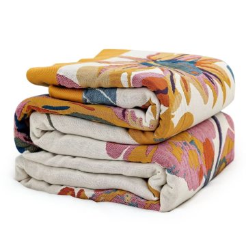 Soft Comfortable Lightweight Blanket: Ideal for Couch, Bed, Travel, Picnics & Home Decor - 60x80 Inches - Cotton Throw Blanket